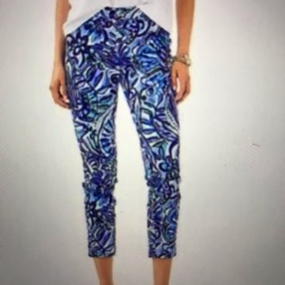 Lilly Pulitzer Pants - Lilly Pulitzer Kelly High Rise Skinny Ankle Pant